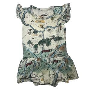 Little Crowns and Capes Baby Flutter Dress Hundred Acre Woods